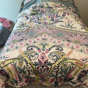 Anthropologie Reversible Quilt